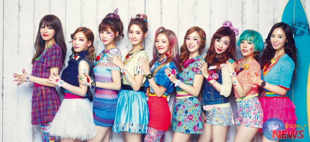 <em>少女时代</em>x Baby-G全新2013春夏形象照 要你唇