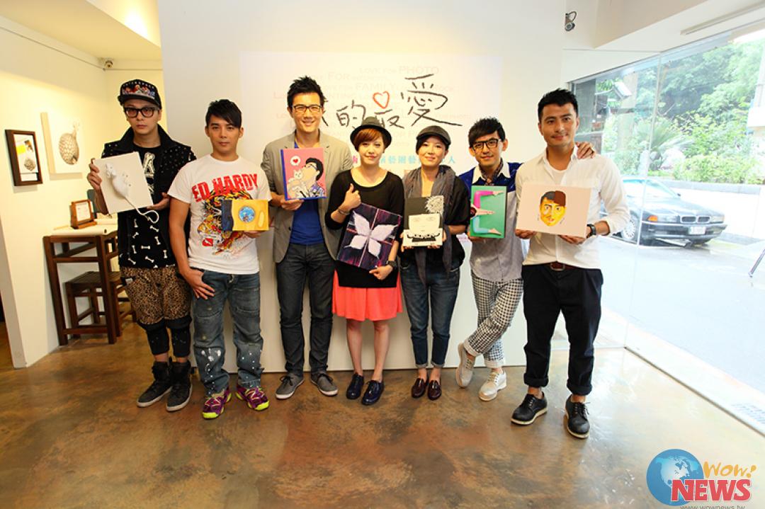 陈子强离婚官司烦心 作公益画油画平静心灵 | W