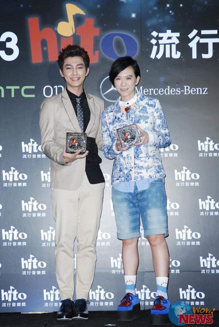 「2013 hito流行音乐奖颁奖典礼」得奖名单揭