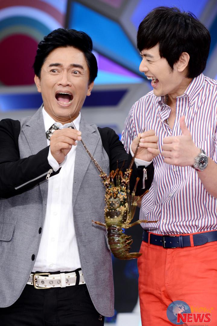 吴宗宪、张勋杰龙虾交接收视「活跳跳」! | Wow!NEWS新闻网