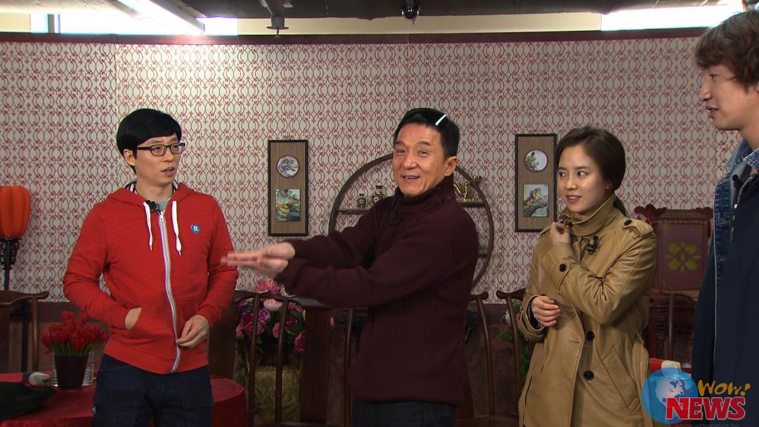 巨星成龙上节目 《Running Man》主持群变小粉