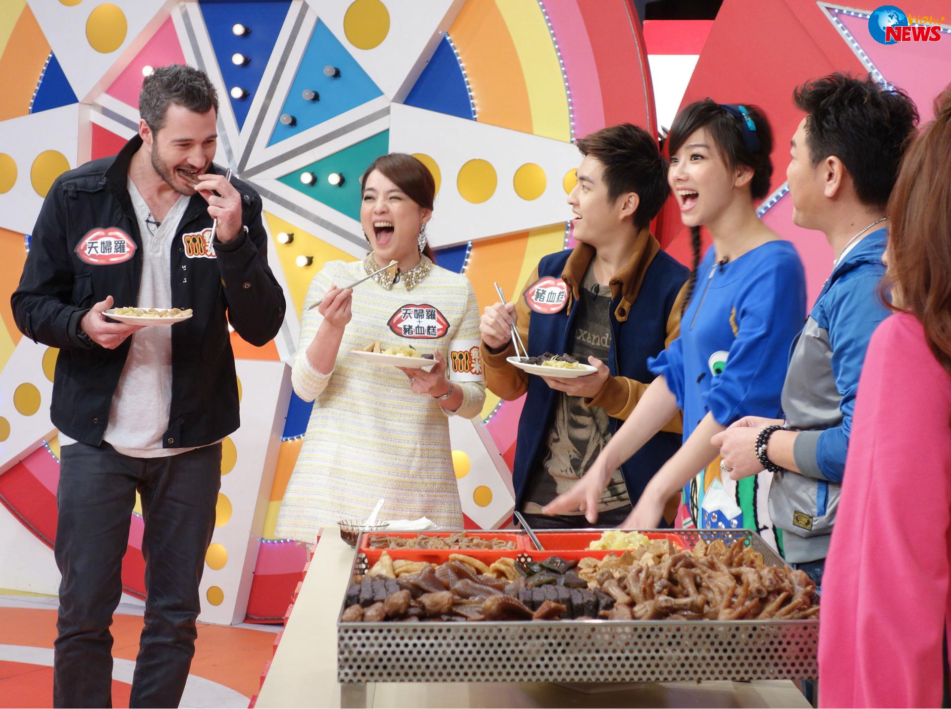 台湾小吃太美味 帅哥主厨夏隆为尝美食耍心机