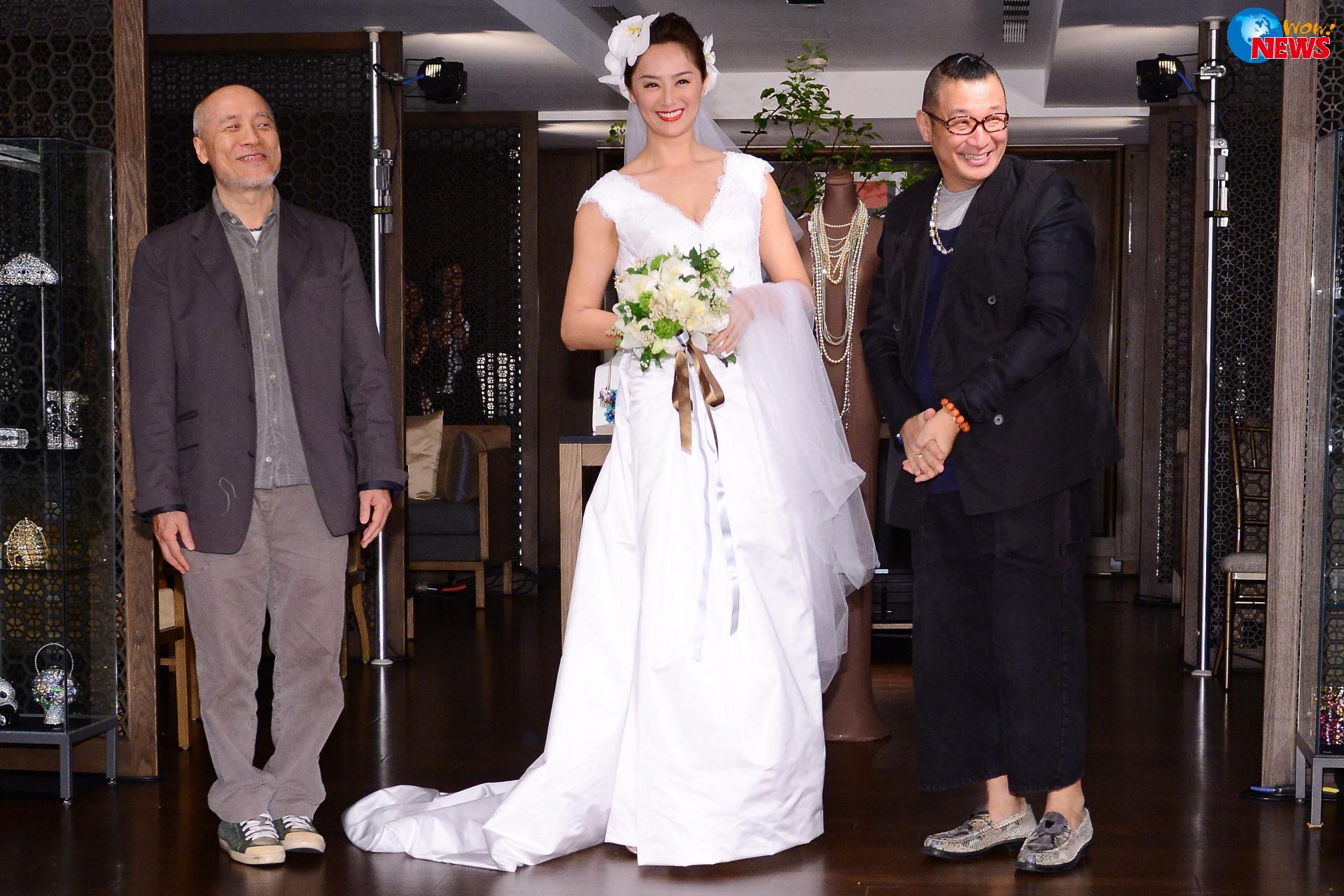 「时尚教父」洪伟明为童怡祯订制婚纱 凯渥名