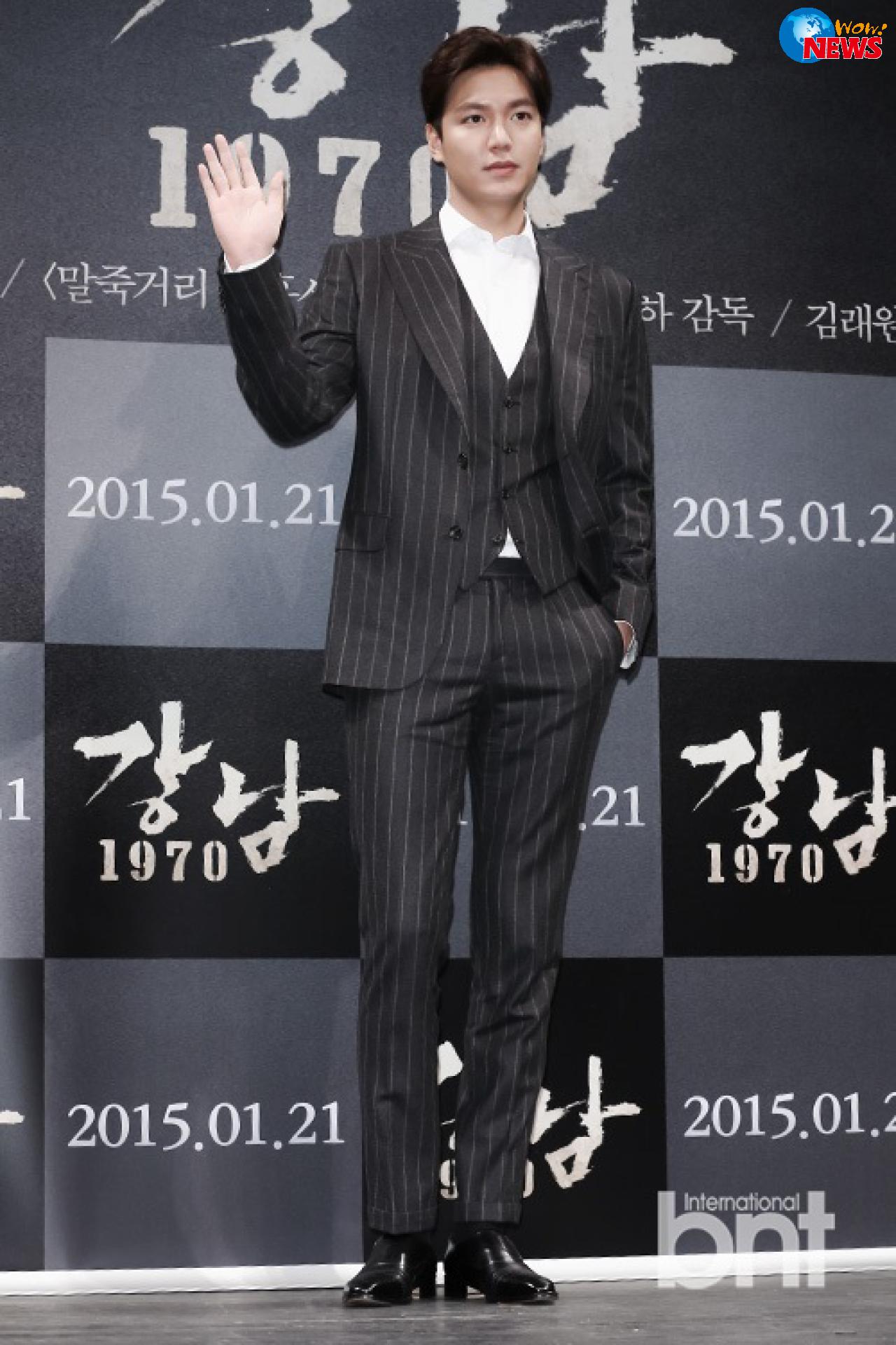 Wow!NEWS新聞網 李敏鎬出席新片發布會 心情大好笑不停