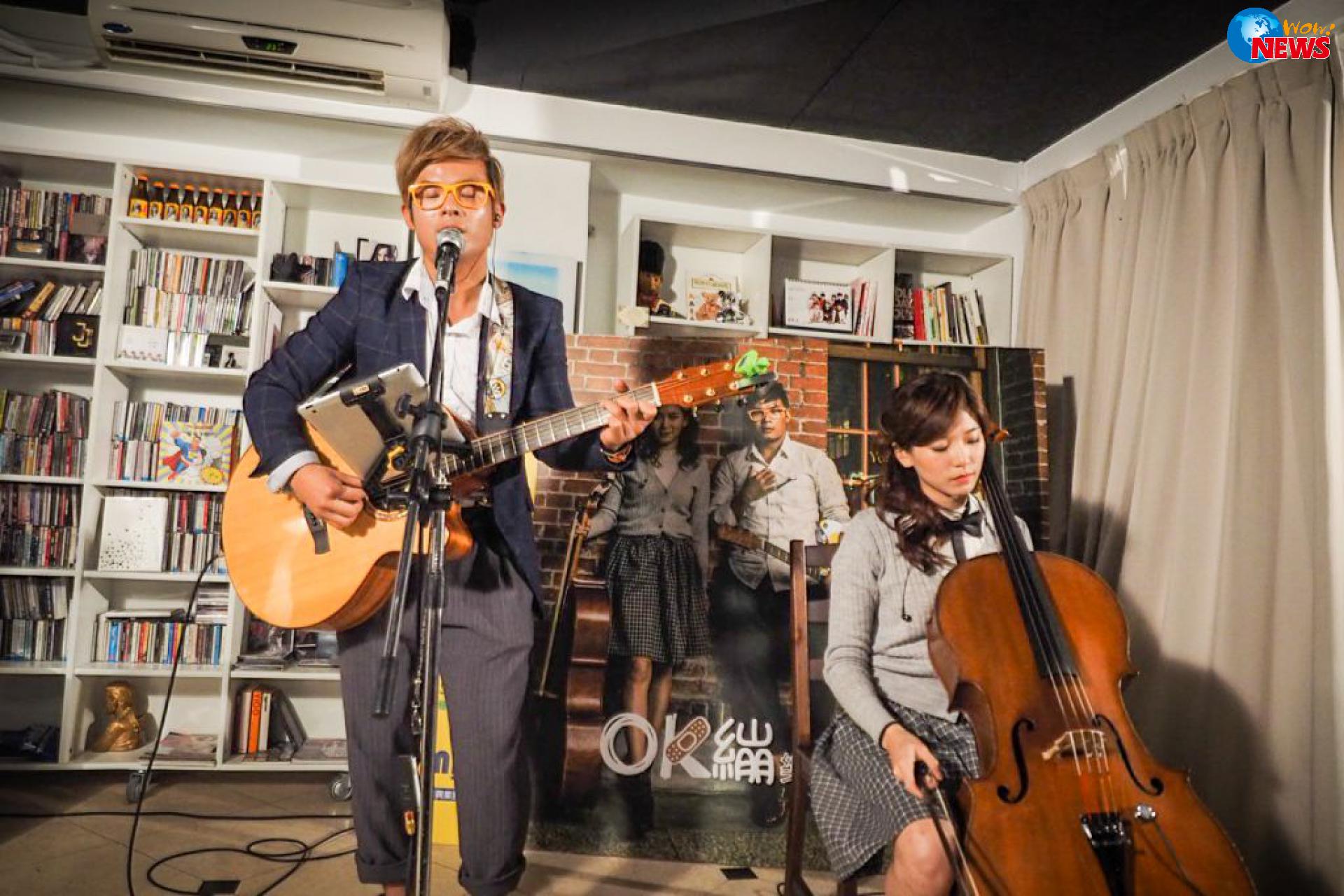 OK绷发片活动 正妹大提琴手OCEAN拉断琴弓