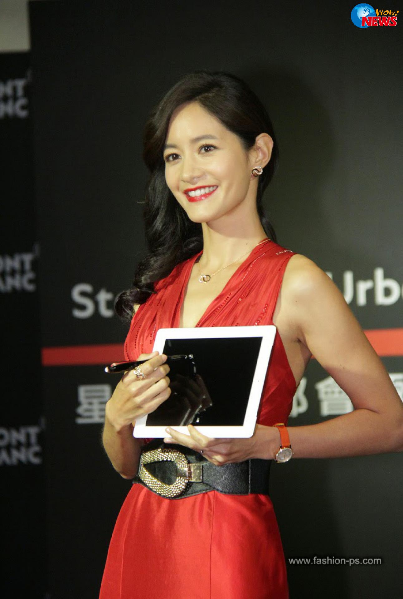 Janet巧用万宝龙亲笔书写爱的问候 即时传情洛