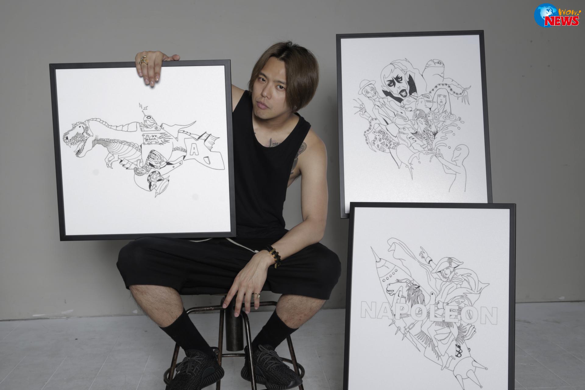 黄鸿升画图歌迷著色 以画会友彼此神交互动友情更深刻独特 | Wow!NEWS新闻网