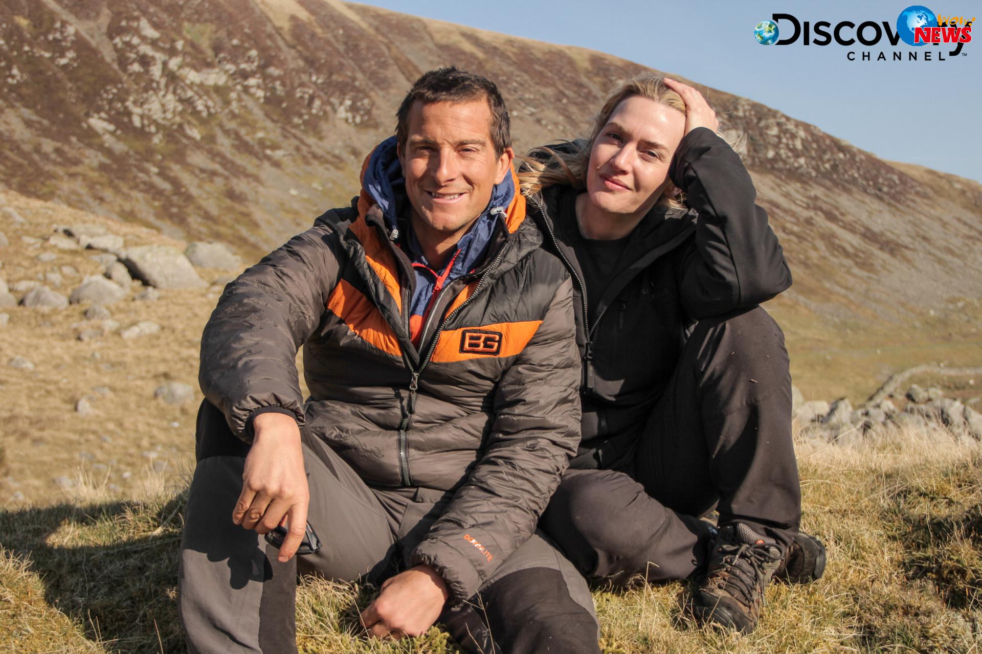 气质女星凯特温丝蕾《荒野求生》 化身荒野肉